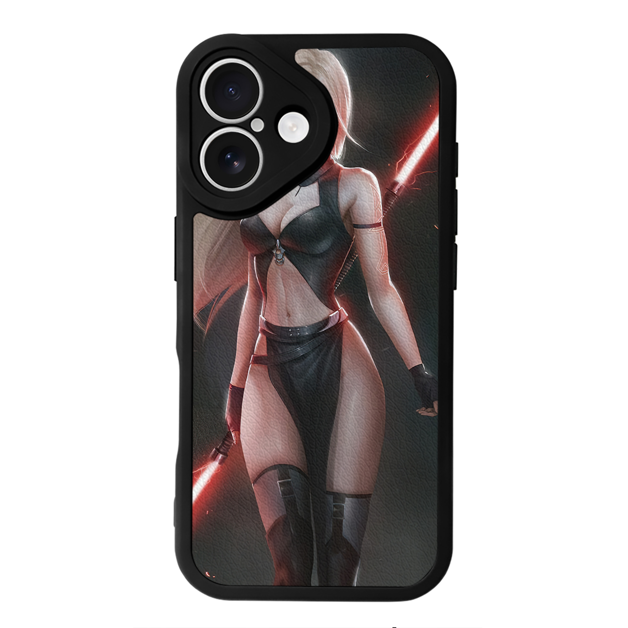 （画像用） スター・ウォーズ Star Wars 【iPhone 16シリーズ対応】シリコンスマホケース（レザー調） 材質：シリコン